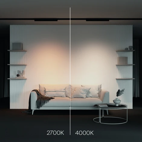 Трековый светильник трехфазный светодиодный 20W 220V Maytoni Technical Basis TR196-3-20W4K-B(N)