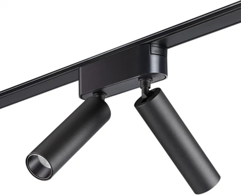 Трековый светильник Novotech Smal 359252 SHINO черный для низковольтного шинопровода IP20 LED 14W 48V 1260Лм 3000К (круглые)