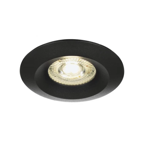 Встраиваемый светильник под лампу MR11 с цоколем GU10 черный Wolta Acento WDL-MR11/02BL-R