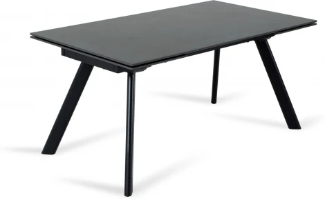 Раскладной обеденный стол Bronte ОГОГО Обстановочка! (Керамика/Черный) арт.926803