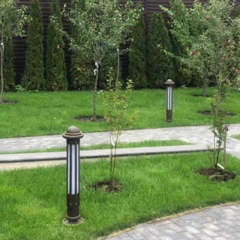 Уличный наземный светильник Runden Колонна V10231 (220V, круглые, IP44)