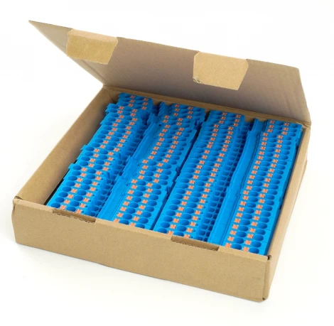 Зажим пружинный 4-х проводной проходной Stekker 49254