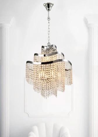 Подвесная люстра Lumien Hall Markellin LH0040/9H-NK-CL