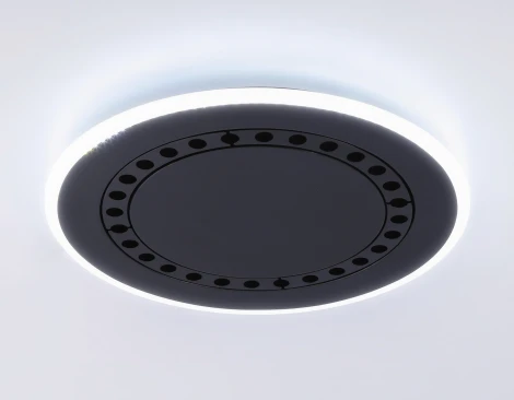 Потолочный светильник круглый светодиодный с пультом Ambrella COMFORT FL51407 (регулировка яркости, 220V, круглые)