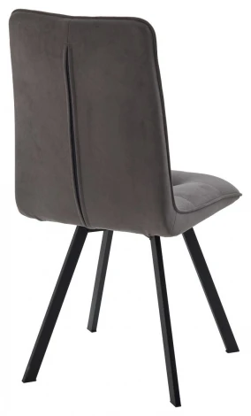 Стул ДАРЛИНГ 360 град. поворот. цвет B28 Темно-серый, велюр / черный каркас M-City 64741