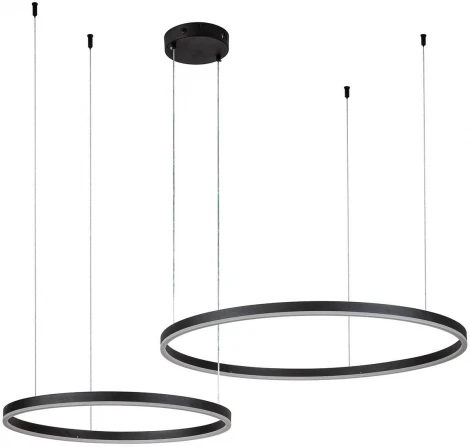 Подвесной светильник Indigo Galass V000030L (ночной режим, LED, 220V, пульт управления, на тросе)