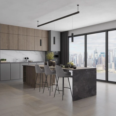 Крепление потолочное для низковольтного шинопровода арт.135090-135093 Novotech Flum 135253 черный