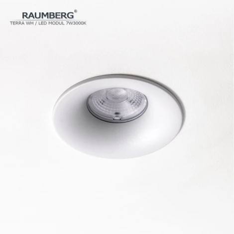 Встраиваемый светильник Raumberg Terra\Wh\7W3000K White Led 7w 3000K