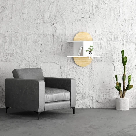 Полка фигурная LEVE AURO WALL SHELF LEV00933