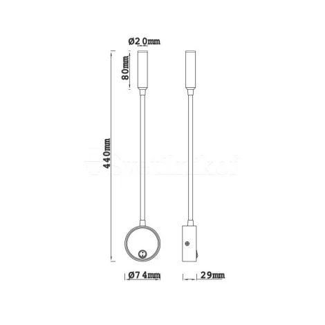 Спот Mantra Boavista 6047 (LED, 220V, выключатель)