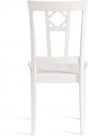 Стул жёсткое сиденье Камилла (CAMILLE) / 1 шт. в упаковке (Дерево гевея, МДФ/Белый) Tetchair арт.24732