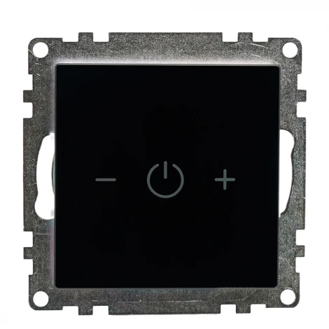 Выключатель диммирующий сенсорный 250В 150W (черный) Stekker Катрин 50277