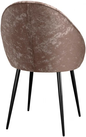 Стул DikLine 234 поворотный, M05 шоколад, ножки черные арт.00-00076169