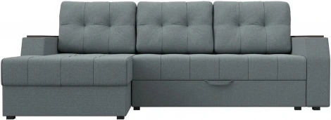 Диван угловой Эмир БС левый угол (Серый/Рогожка) Лига Диванов арт.123011L