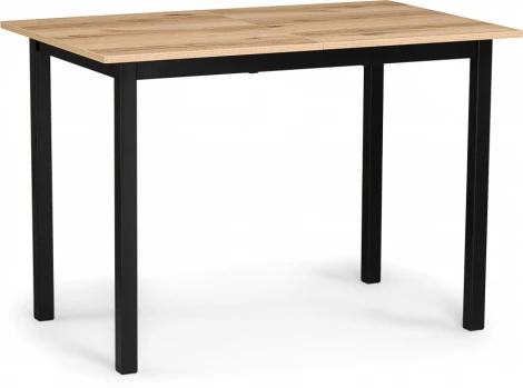 Стол деревянный Woodville Аркон 110(130)х68х75 делано / черный арт.611353