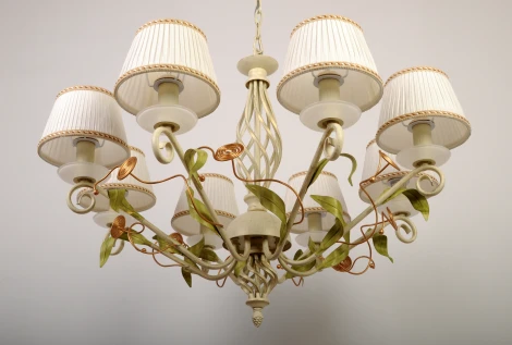 Подвесная люстра Abrasax Suzanne SD0940/8 (220V, на цепи, листья)