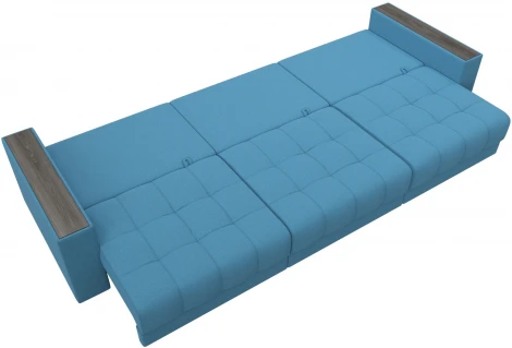 Диван прямой с декором Лига-049 НПБ Лонг Лига Диванов (Рогожка) арт.128419