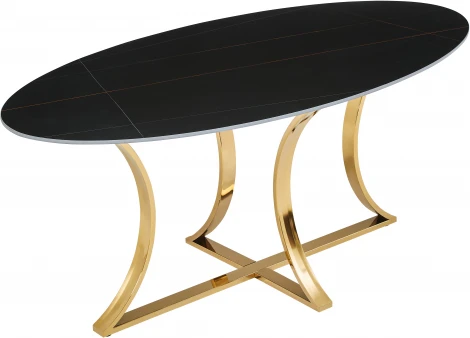 Стол обеденный IST-CASA Тренди DT-2889A.1, 180х90х75 см, черный мрамор