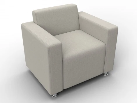 Кресло Лига-093 ВН (ДСП,Брус,Фанера,Рогожка/Бежевый) Лига Диванов 134967