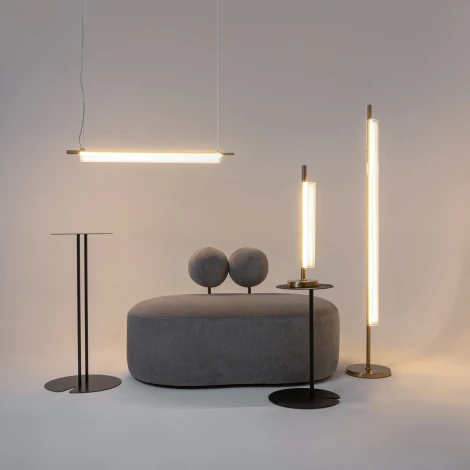 Торшер Maytoni Loom MOD258FL-L15BS3K (LED, 220V, выключатель, круглые)