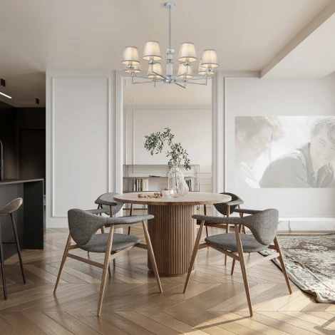 Потолочная люстра на штанге Arte Milano AM344401 344401/8 CR (220V)