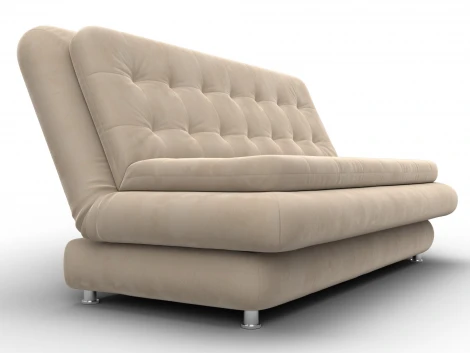 Диван-книжка Лига-123 (Металл,ЛДСП,Брус,Доска,Велюр/Бежевый) Лига Диванов 137615