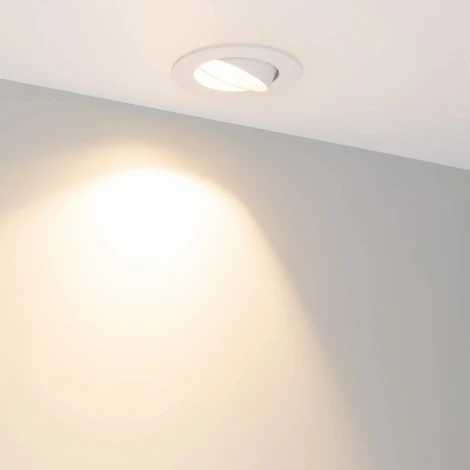 Встраиваемый точечный светильник MS-ATOLL-BUILT-TURN-R94-10W Warm3000 (WH, 36 deg, 230V) (Arlight, IP54 Металл) 044598 (LED)