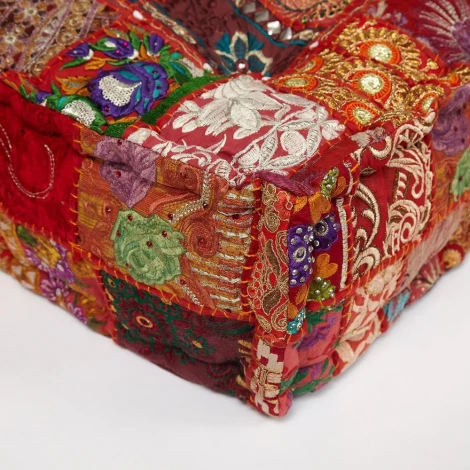 Модуль мягкий угловой Secret De Maison GIPSY (mod. 10201) этнический красный (cotton patchwork)