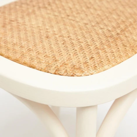 Стул CROSS (mod.CB2001) Белый (butter white) (дерево береза)