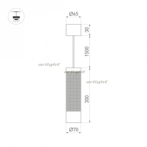 Подвесной светильник Arlight SPICY 033680 (LED, 220V, на проводе, круглые)