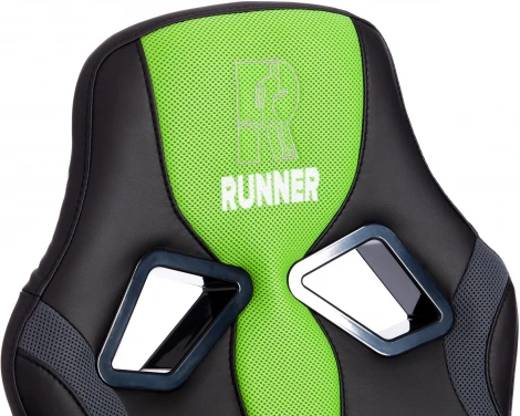 Кресло RUNNER Tetchair (Черный,Зеленый).