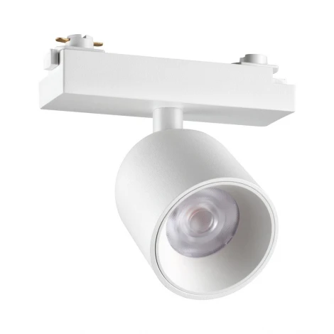 Трековый светильник однофазный светодиодный Novotech Solette 359805 белый двухжильный IP20 LED 10W 220V 3000К