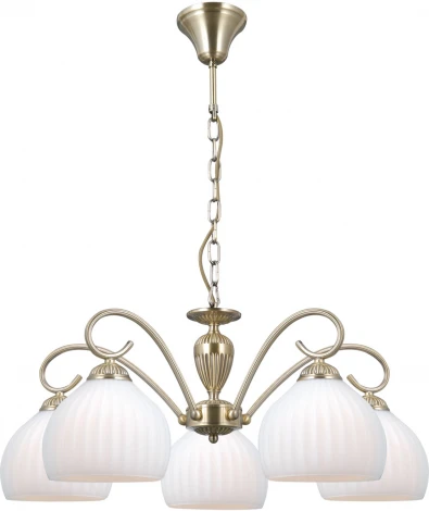 Подвесная люстра ILLUMICO IL0695-5PSQ-24 AB CAPELLA (220V, на цепи)