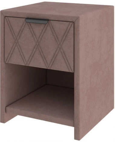 PROxSON Тумба Side (Ткань: Велюр Ultra Горячий шоколад) 44x45