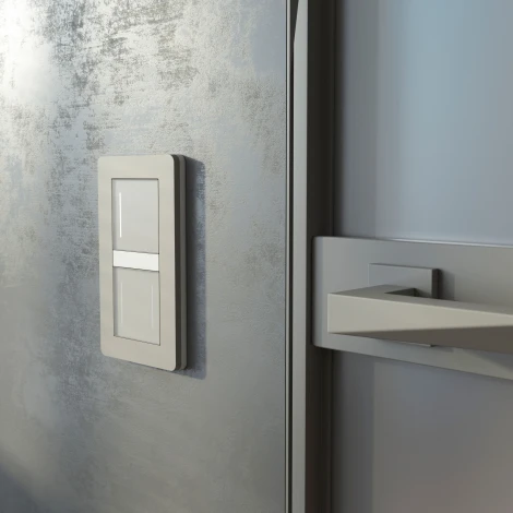 Умный сенсорный выключатель одноклавишный с подсветкой (дымчатый) Werkel W4513641