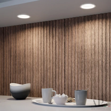 Точечный светильник встраиваемый APL LED Ingrid 3322.LDY5016/5W/6K (220V, круглые, IP40)