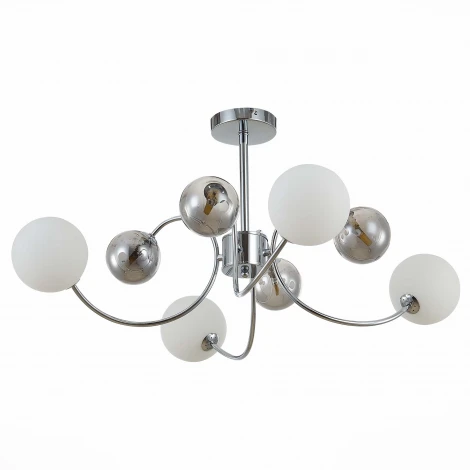 Люстра потолочная на штанге светодиодная Formae SLE220912-08 (шар)
