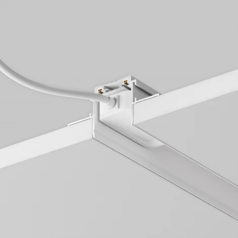 Шинопровод под гипсокартон 2м Radity встраиваемый белый (магнитный) Maytoni Technical TRA084MP-12W
