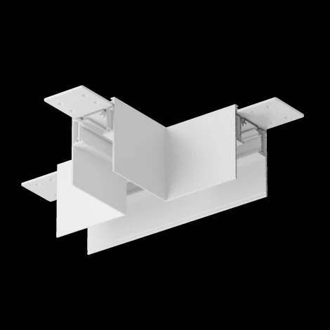 Коннектор Т-образный накладной белый Maytoni Accessories for tracks Gravity TRA010CT-41W