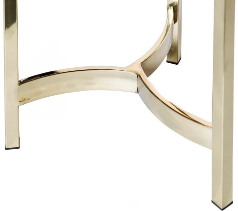 Журнальный стол Garda Decor 13RXFS5080L-GOLD (Золото/Золото,Коричневый)