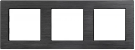 Рамка алюминиевая FRM-PRESTO-ALS-3-BK (Arlight) 043857