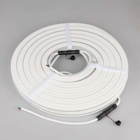 Светодиодная лента герметичная MOONLIGHT-PRO-TOP-X336-20x20mm 24V RGBW-Day (12 W/m, IP67, 10m, wire x2) (Arlight, Вывод боковой) 054987