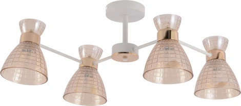 Потолочная люстра на штанге Rivoli Frances 9182-304 4хЕ27 60 Вт