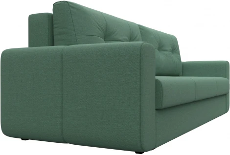 Диван прямой Лига-031 (Зеленый/Рогожка) Лига Диванов арт.123325