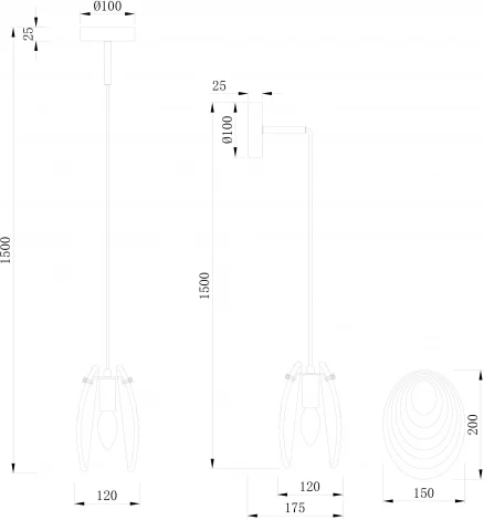 Настенно-потолочный светильник Stilfort Aura 2183/02/01PW (220V)
