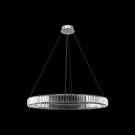 Подвесной светильник Crystal ring 10135/800 Chrome Loft It (LED, 220V, на тросе, кольцо)