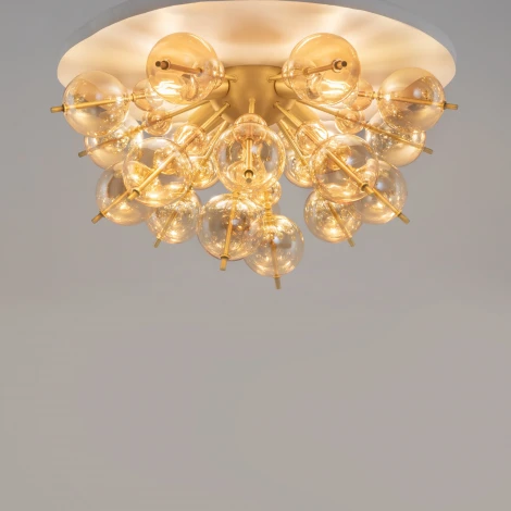 Потолочная люстра Maytoni Bolla MOD133CL-04BS (220V, шарики, молекулы)