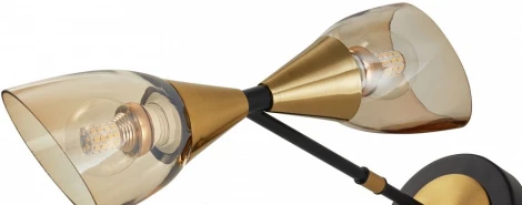 Бра Arte Milano Neapolis-76708 276708/2B BK/GD (220V)