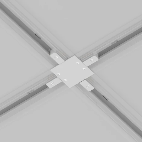 Коннектор Х-образный Unity встраиваемый белый (однофазный) Maytoni Technical TRA002CX-11W