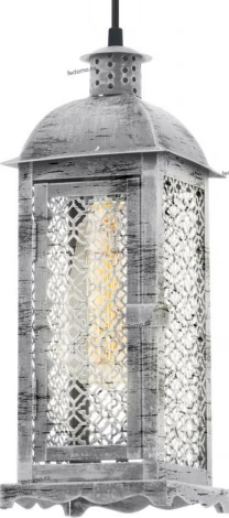 Подвесной светильник Eglo Lisburn 1 49216 (220V, на проводе, фонарь)